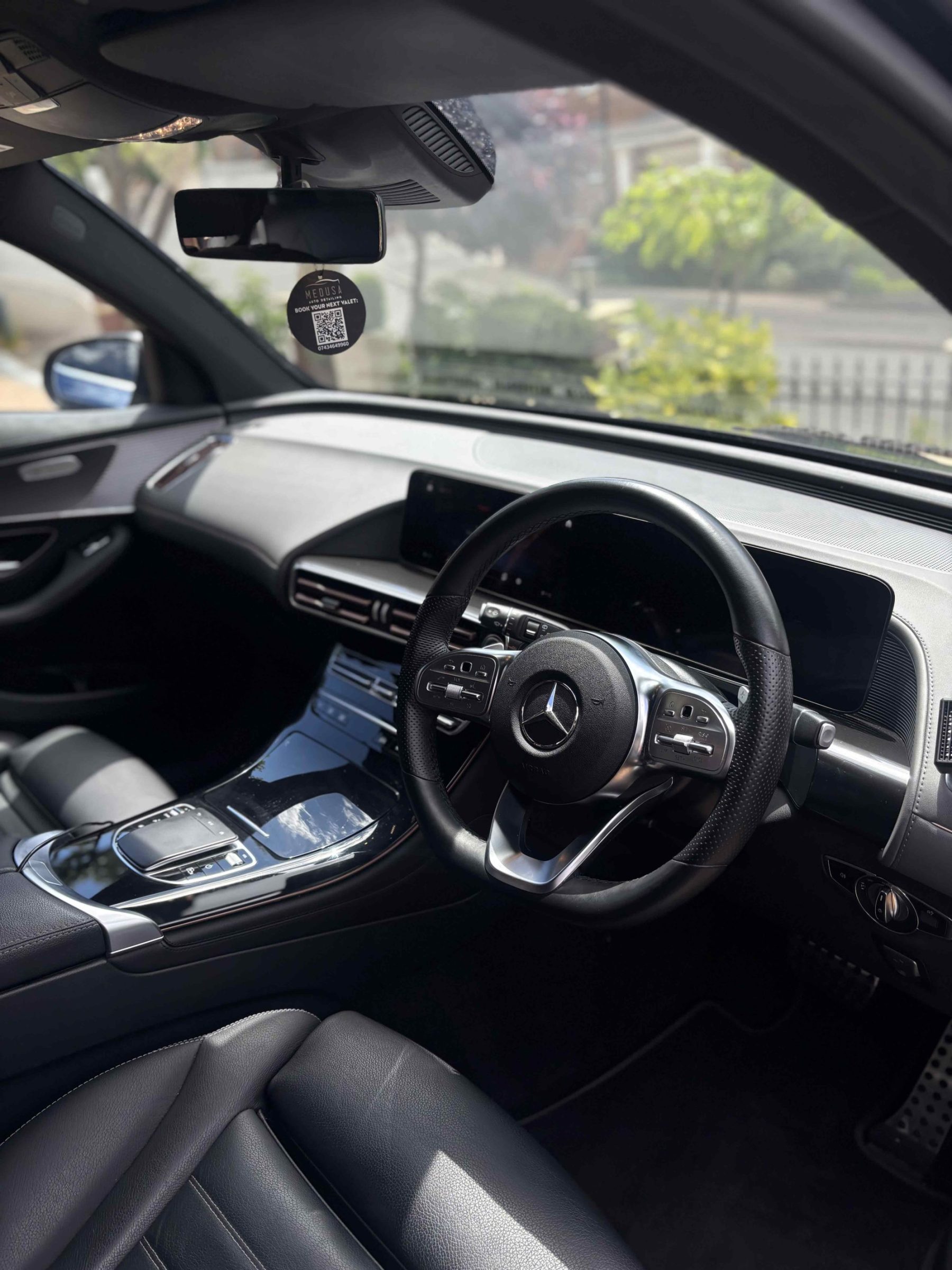 interior of mercedes complete clean and detailing watford AJ detailing