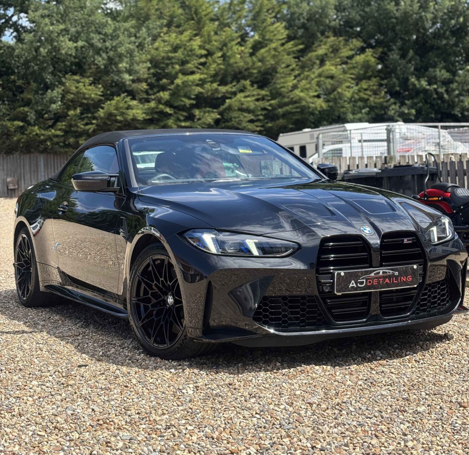 BMW black exterior clean detailed